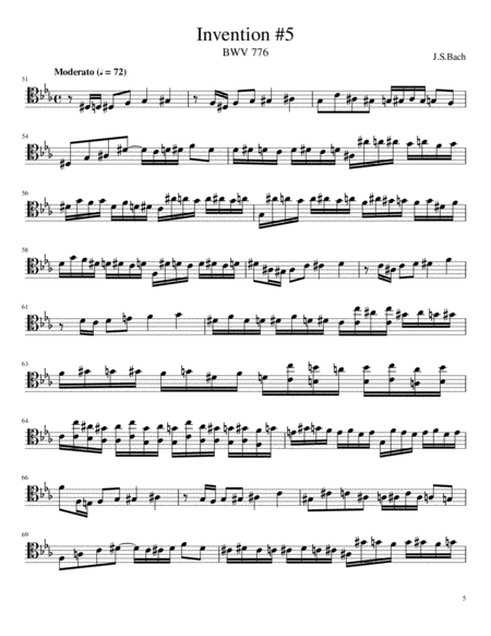 15 Inventions, BWV 772-786