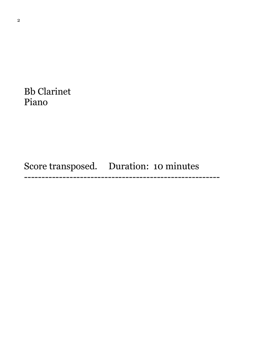 Three Tangos for Bb Clarinet and Piano Woodwind Duet scores gallery preview page 3