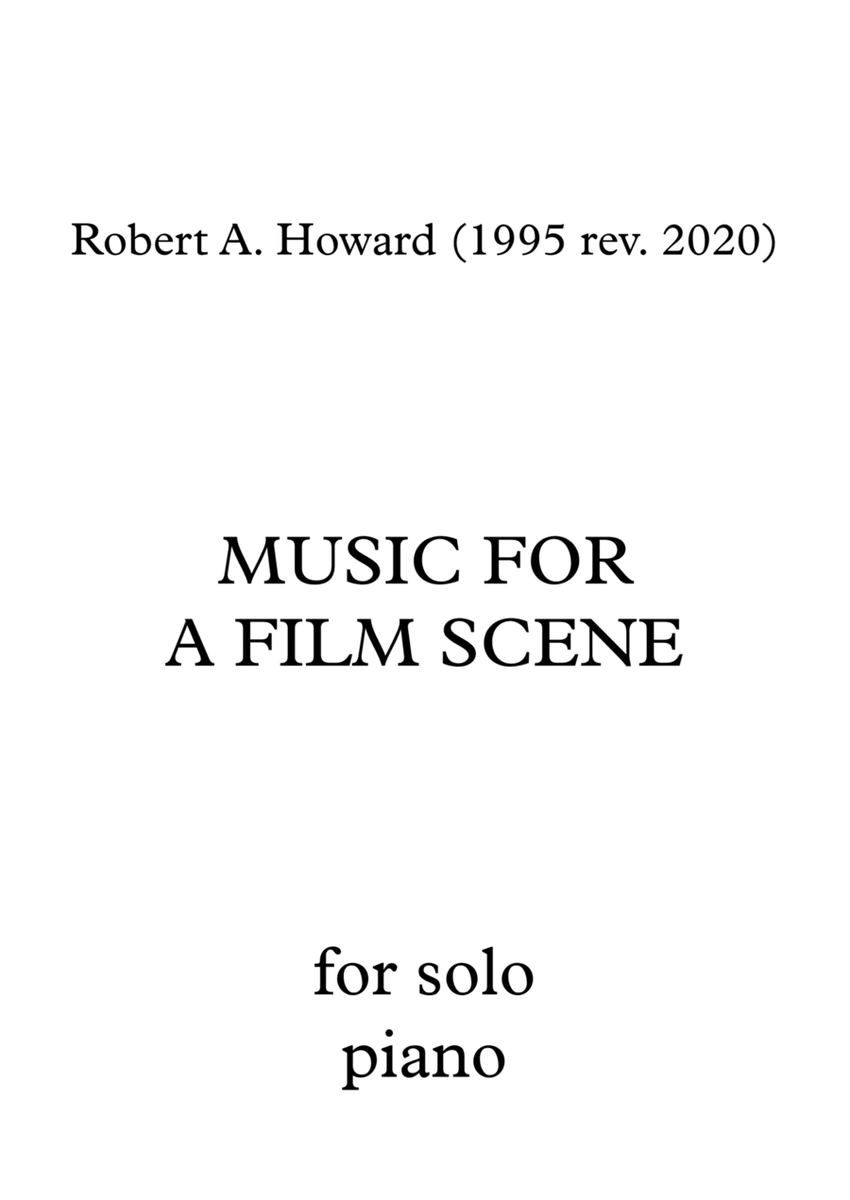 Music for a Film Scene image number null