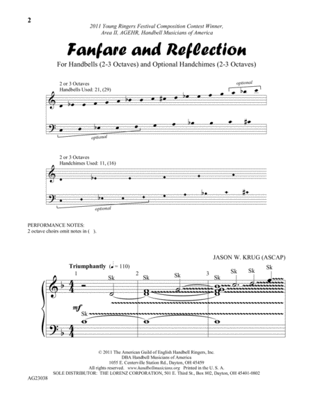 Fanfare and Reflection image number null