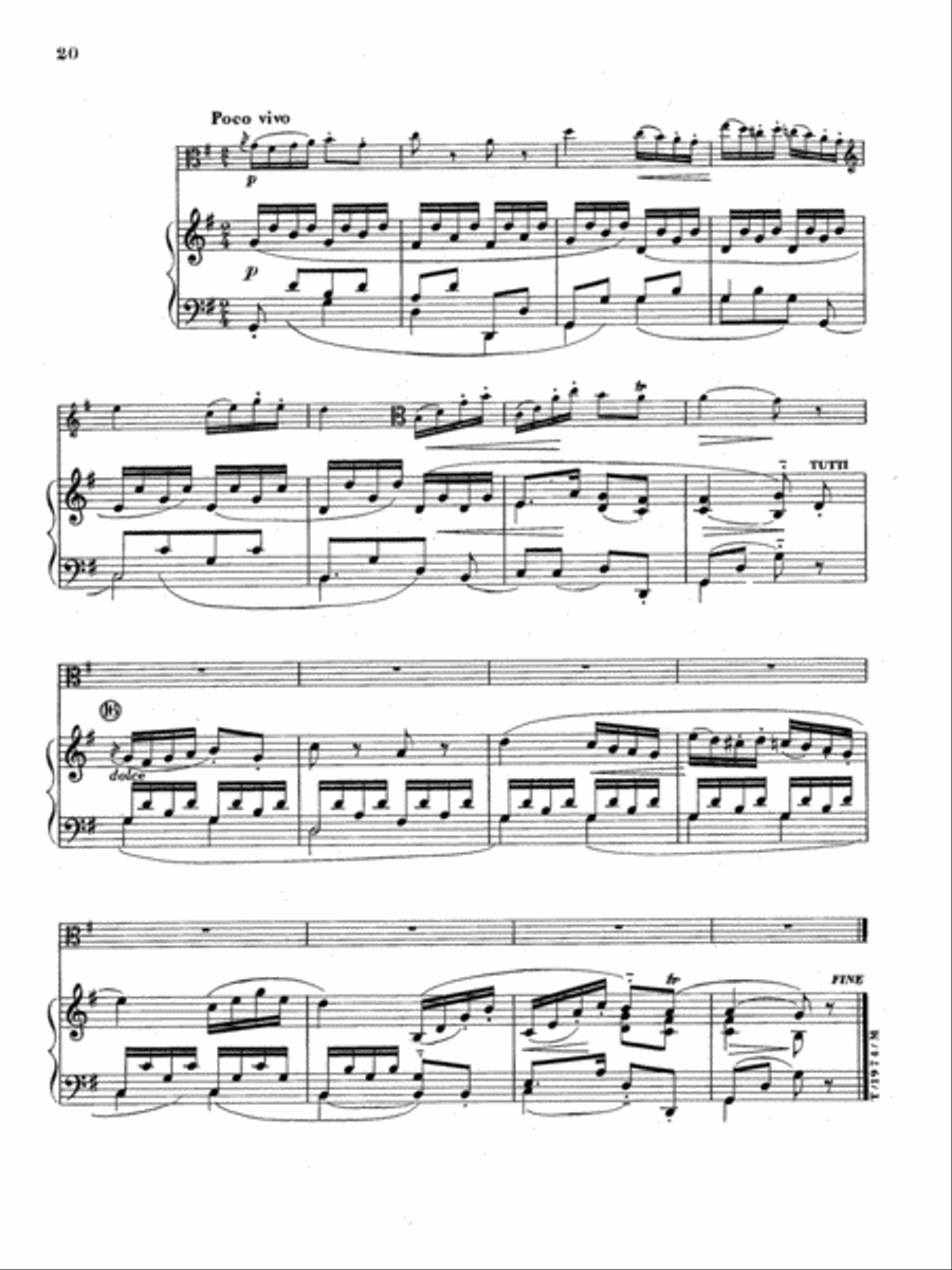 Concerto for Viola and Orchestra Orchestra scores gallery preview page 4