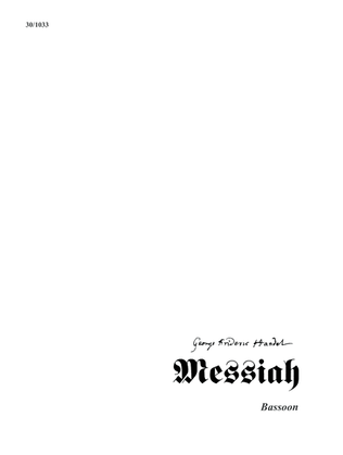 Book cover for Messiah - Bassoon