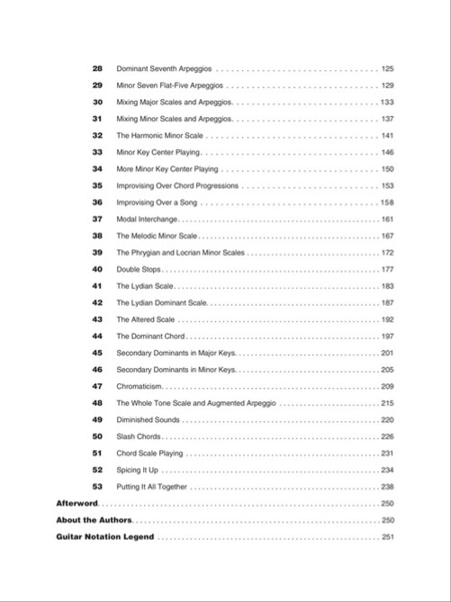 All-in-One Guitar Soloing Course Electric Guitar scores gallery preview page 3