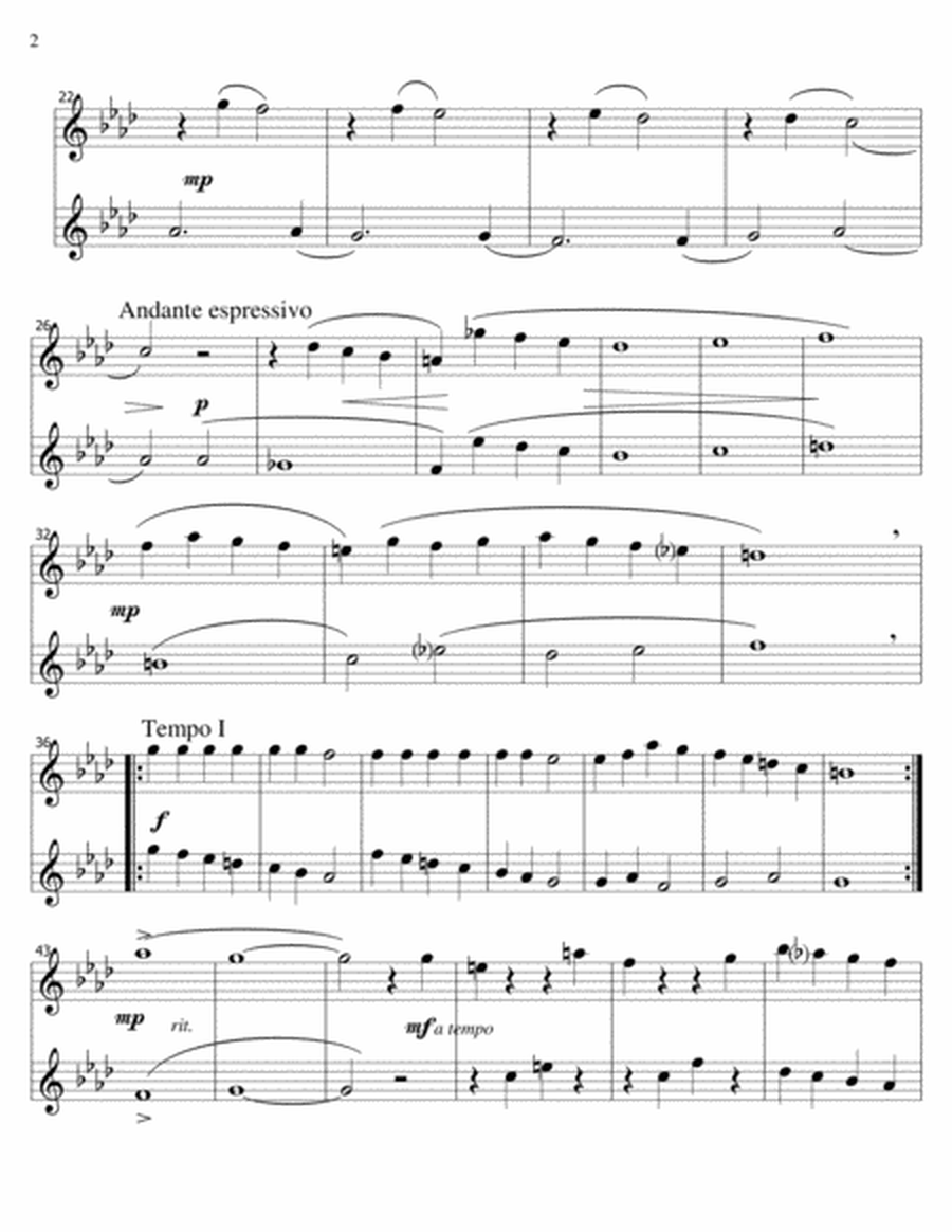 Striped Marbles-Scherzo Impromptu-Flute Duet image number null