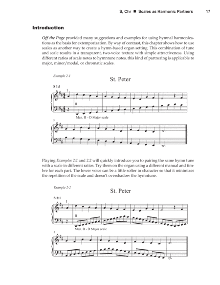 Off the Page, Too Tips and Techniques for Creating Hymn-Based Organ Settings