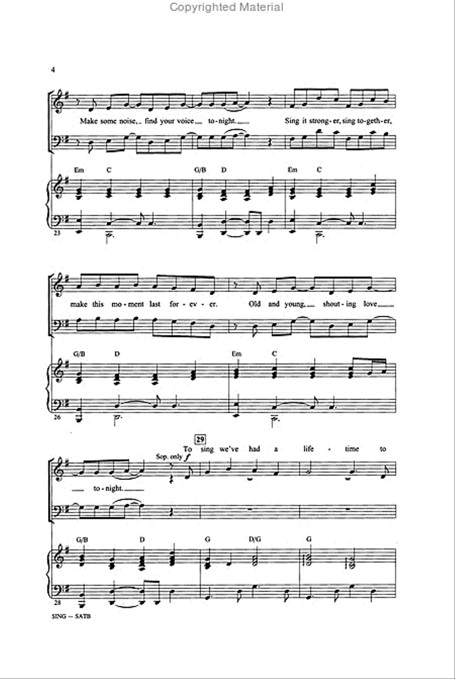 Sing 4-Part scores gallery preview page 4