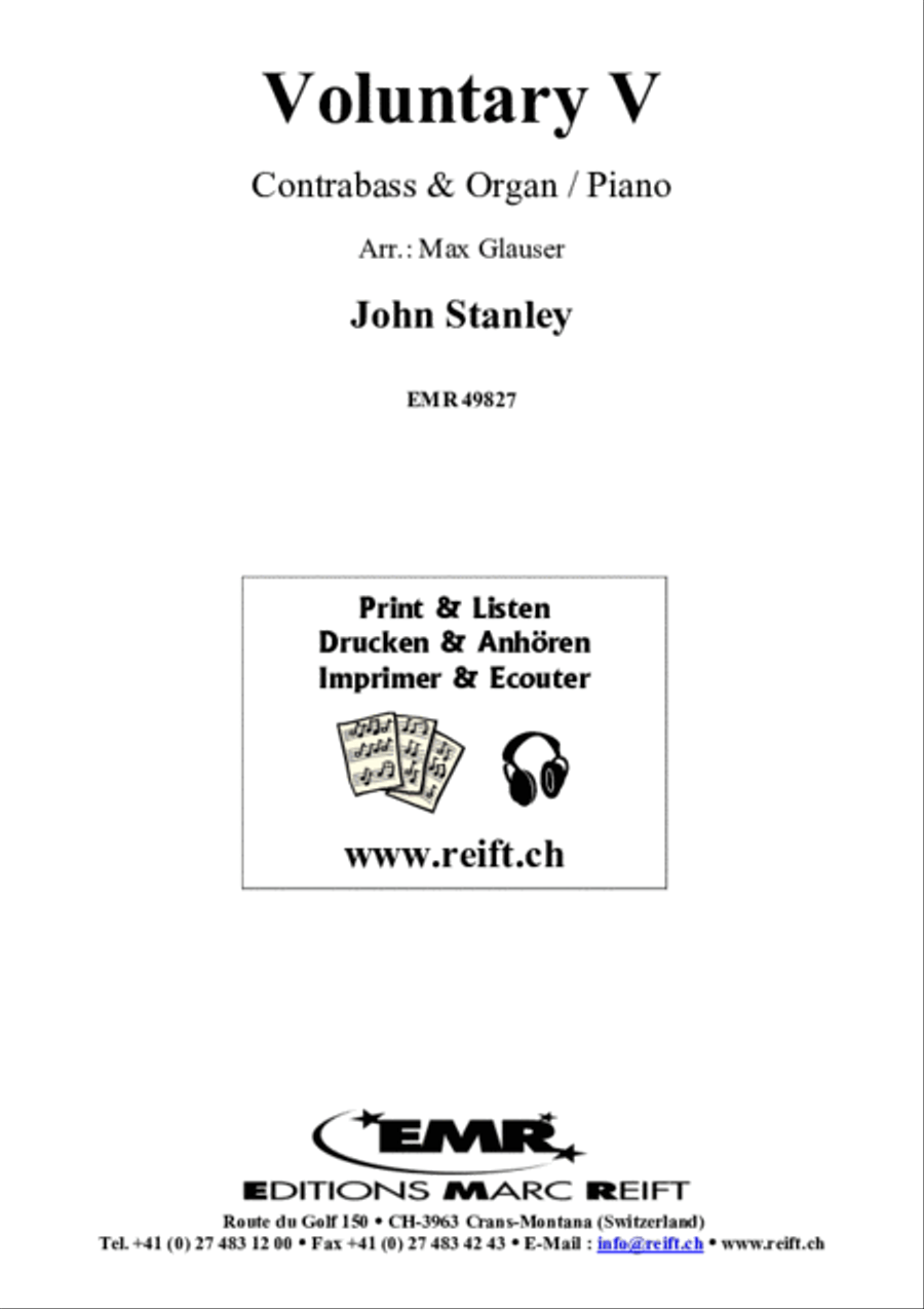 Voluntary V Double Bass scores gallery preview page 2