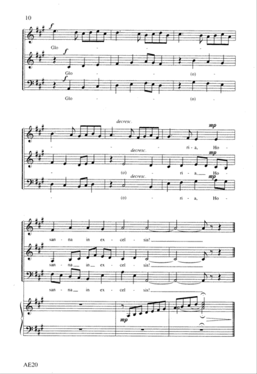 Ding Dong! Merrily on High 3-Part scores gallery preview page 7