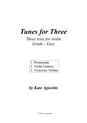 Tunes for Three - Three Easy Trios for Violin - Book 1