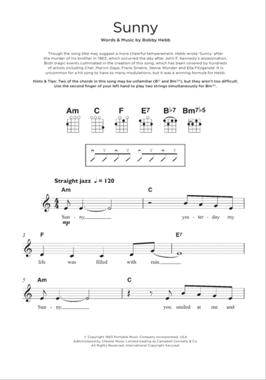 Sunny Ukulele scores gallery preview page 1