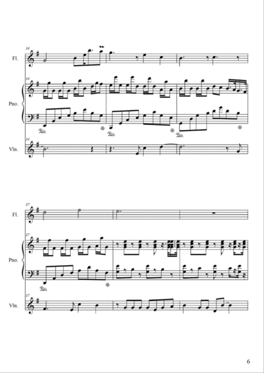 Faded Flute scores gallery preview page 6