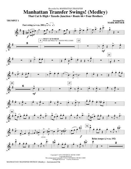 Manhattan Transfer Swings! (Medley) - Bb Trumpet 1