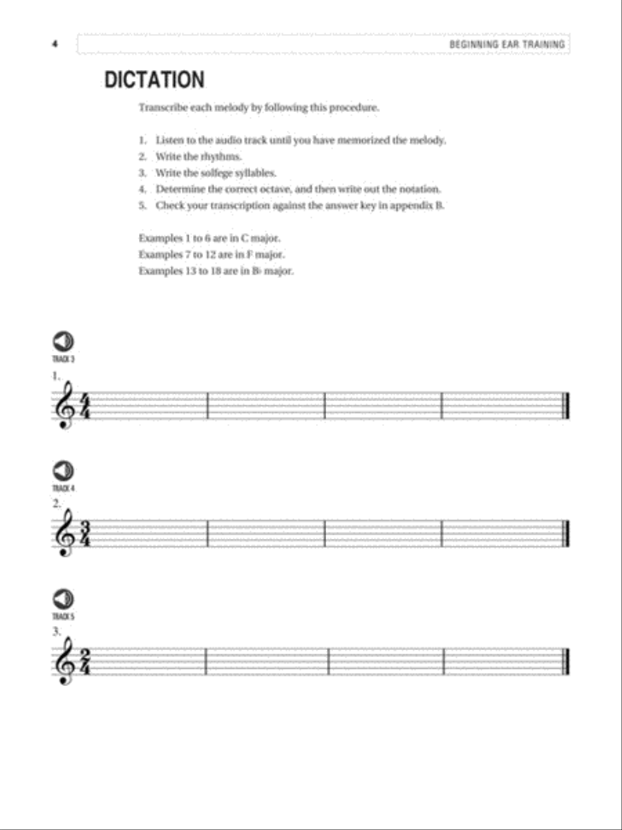 Beginning Ear Training Collection / Songbook scores gallery preview page 5