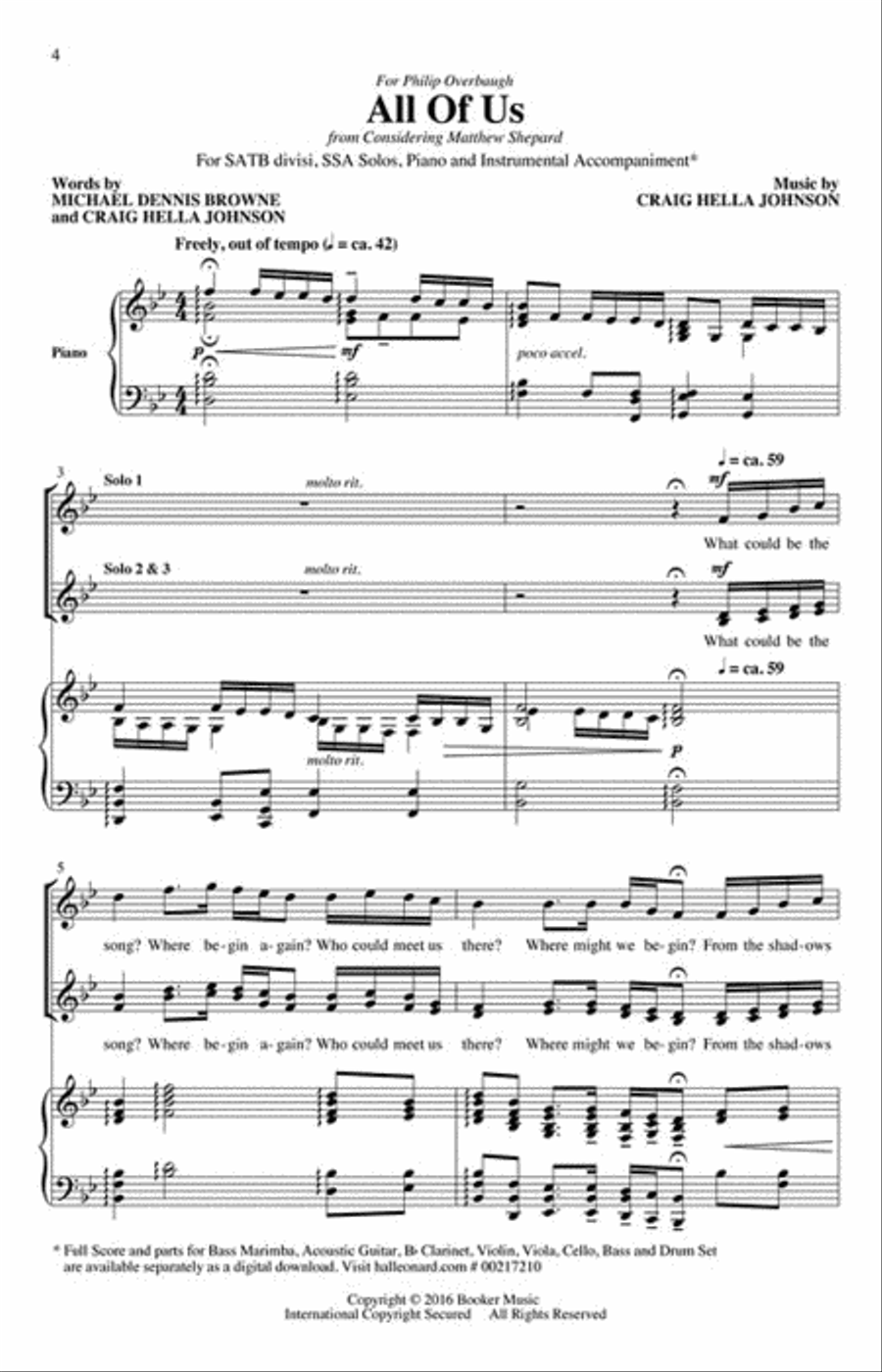 All of Us All of Us Divisi scores gallery preview page 2