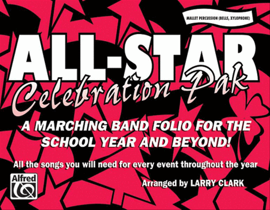 All-Star Celebration Pak - Mallet Percussion (Bells/Xylophone) Marching Band scores gallery preview page 1