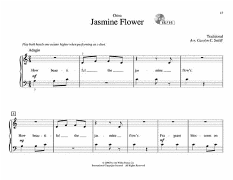 Teaching Little Fingers to Play Songs From Many Lands Piano Method scores gallery preview page 6