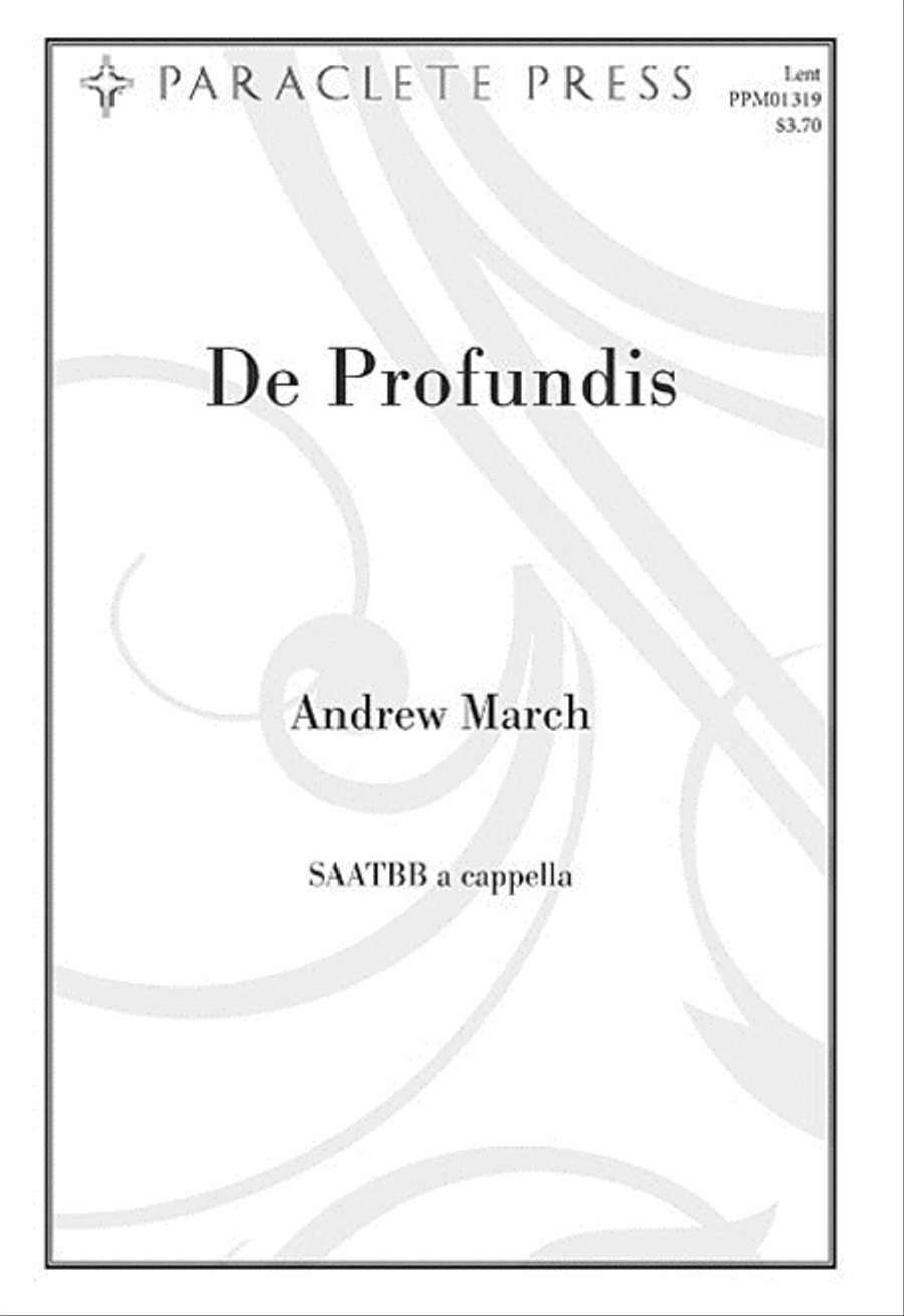 De Profundis A Cappella scores gallery preview page 1
