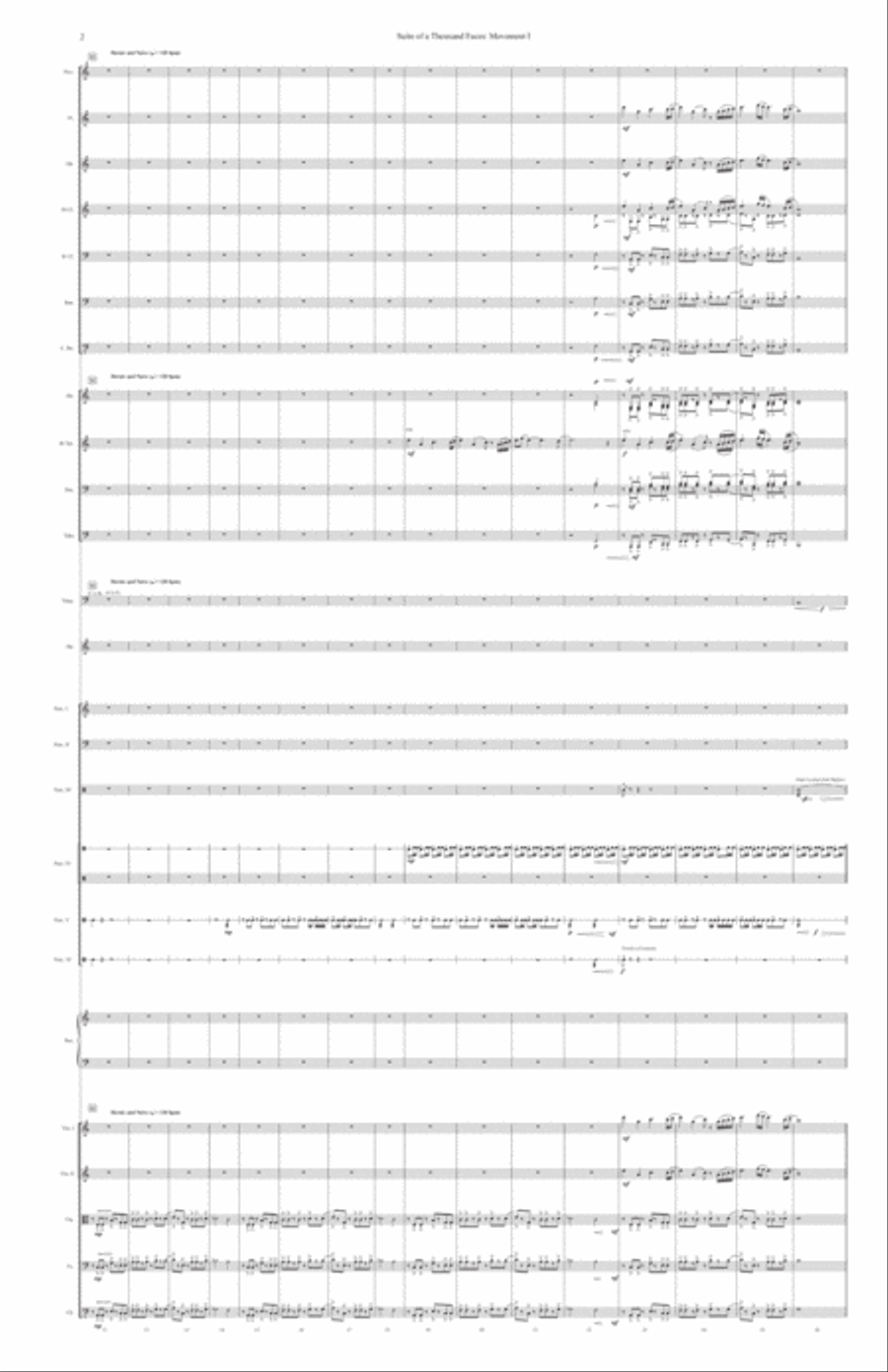Suite of a Thousand Faces Full Orchestra scores gallery preview page 6