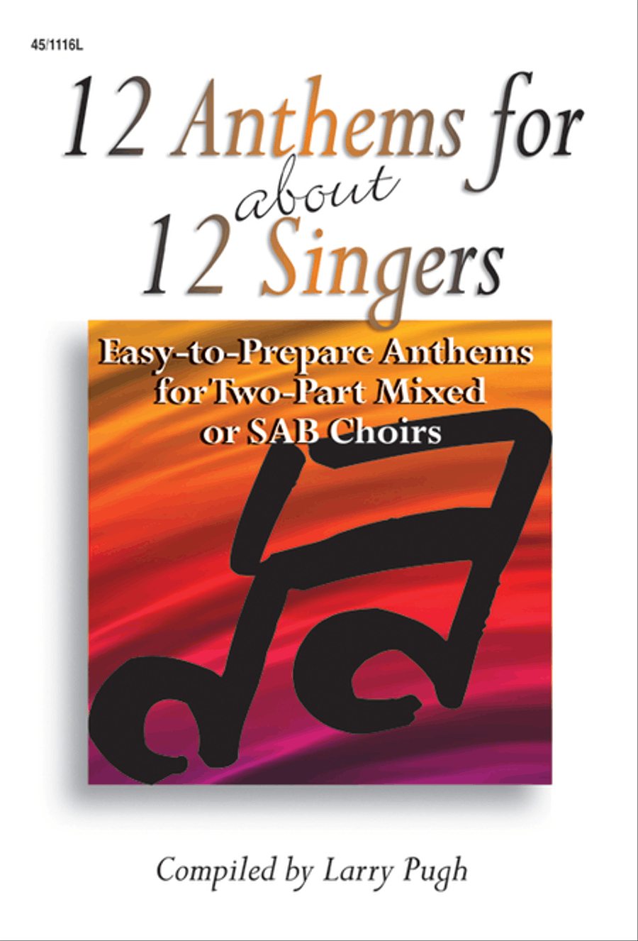 12 Anthems for about 12 Singers 3-Part scores gallery preview page 1