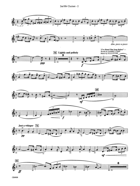 Swing's the Thing: 2nd B-flat Clarinet