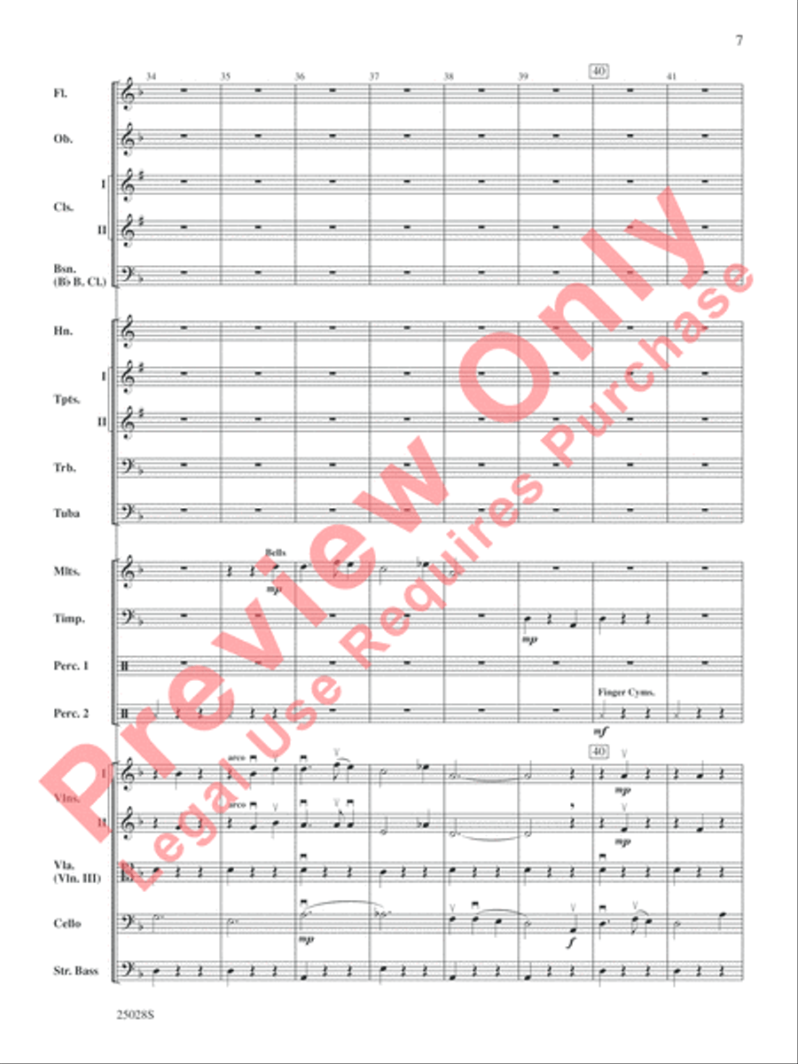 Harry Potter and the Goblet of Fire, Selections from Full Orchestra scores gallery preview page 8