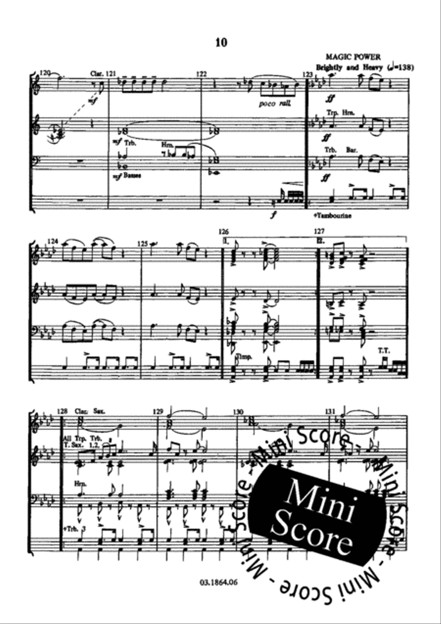 Magic Power Concert Band scores gallery preview page 12