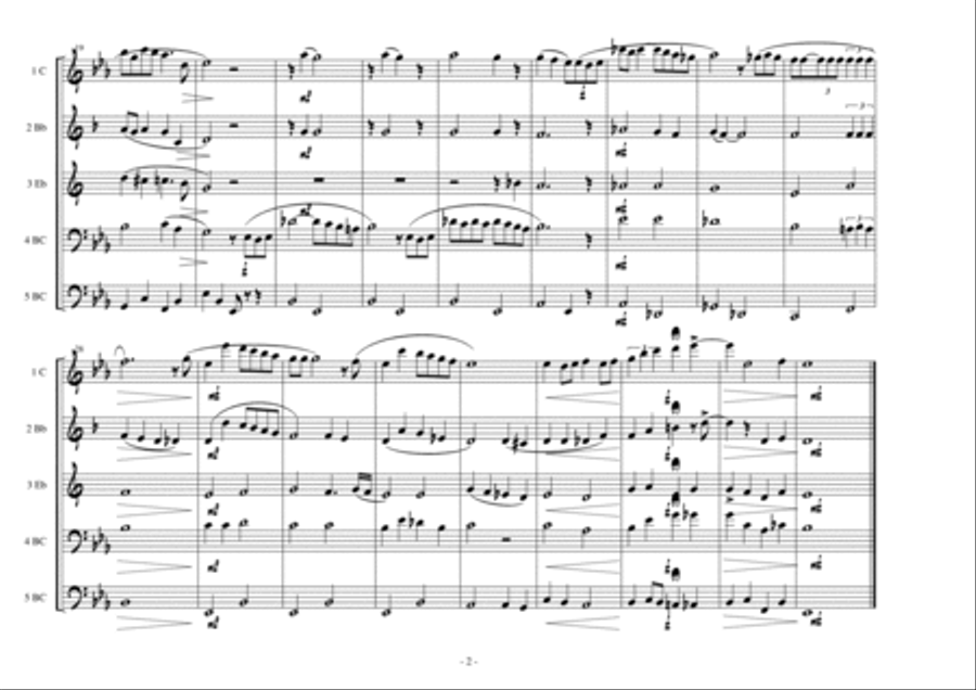The Christmas Song (chestnuts Roasting On An Open Fire) Bass Clarinet scores gallery preview page 3