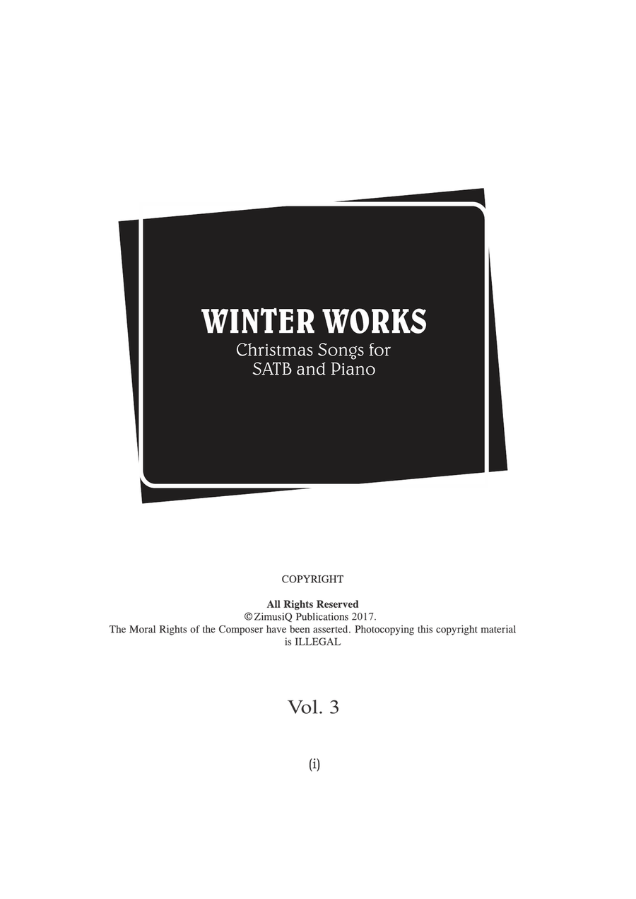 Winter Works Vol. 3 Choir scores gallery preview page 2