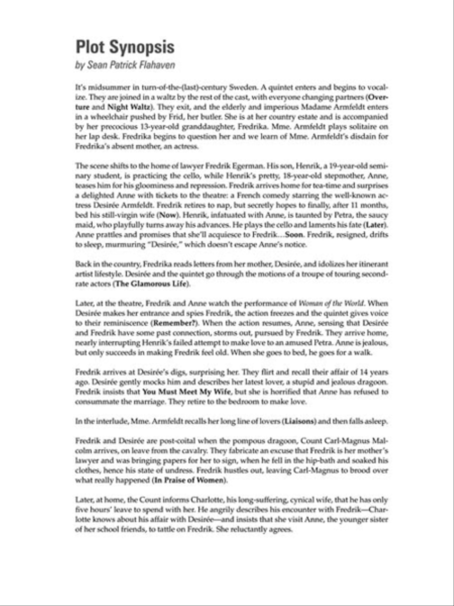 A Little Night Music Piano, Vocal scores gallery preview page 5