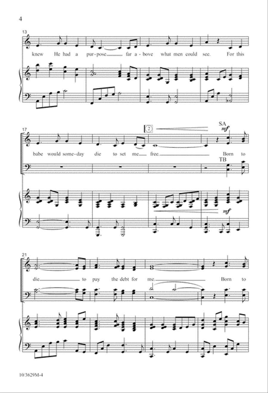 He Was Born to Die 4-Part scores gallery preview page 4