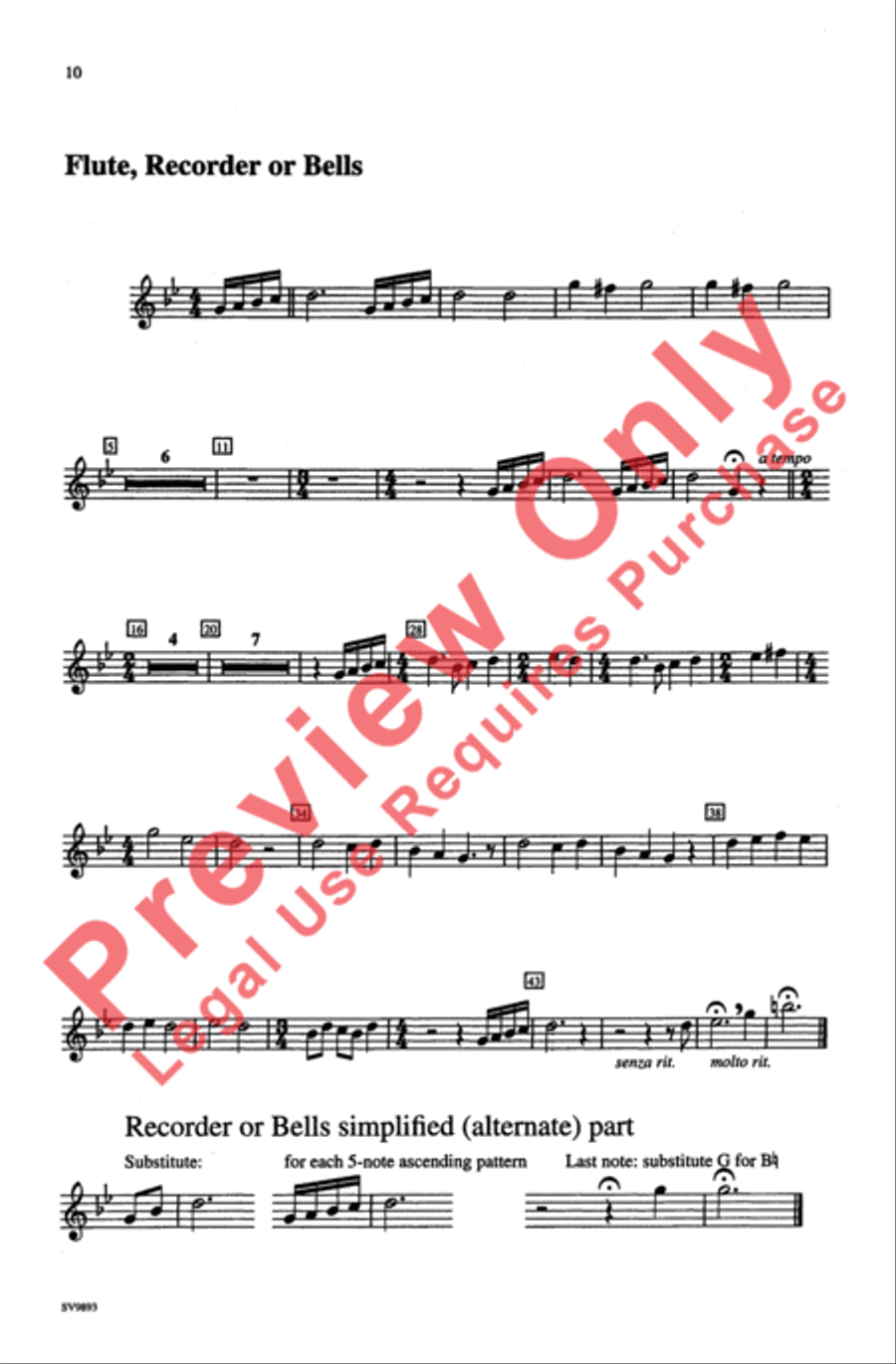 Fum, Fum, Fum / Pat-A-Pan 3-Part scores gallery preview page 9