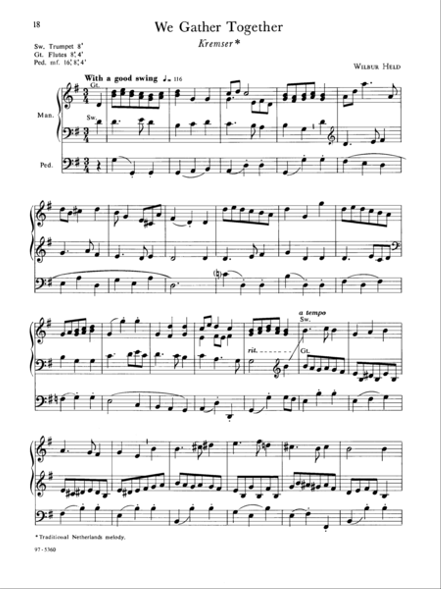 Hymn Preludes for the Autumn Festivals Organ scores gallery preview page 8