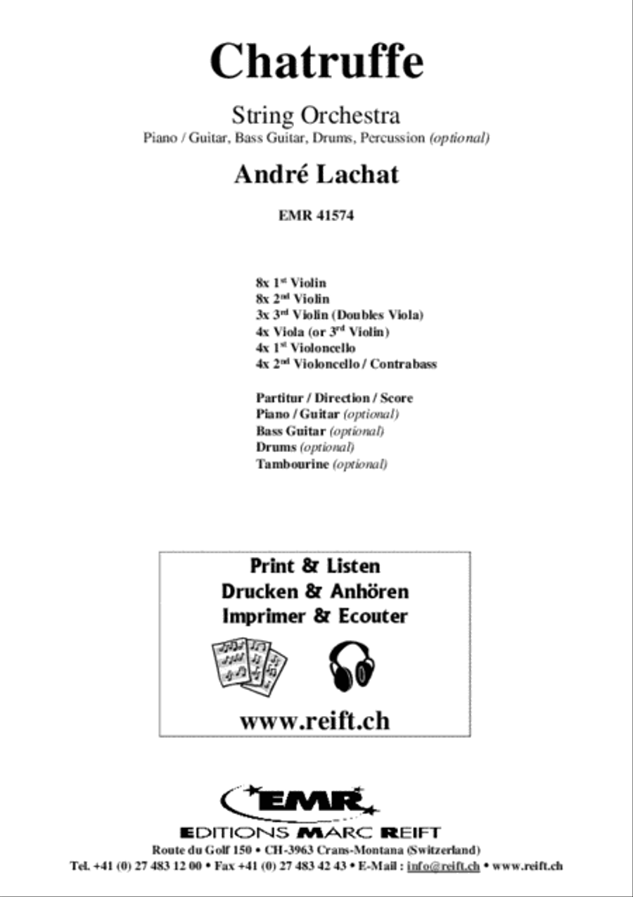 Chatruffe String Orchestra scores gallery preview page 2