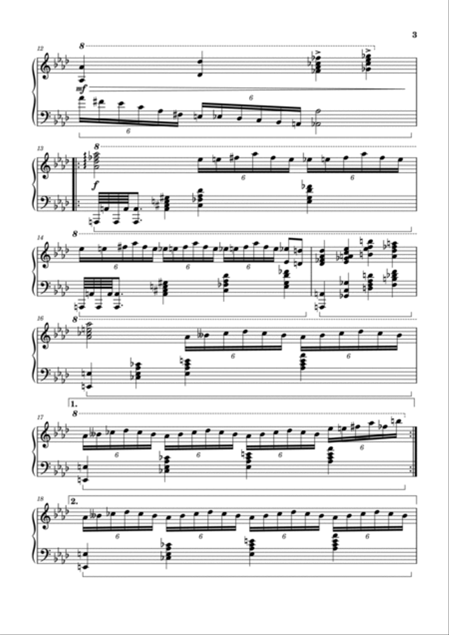 Golden Hour Golden Hour Piano Solo scores gallery preview page 3