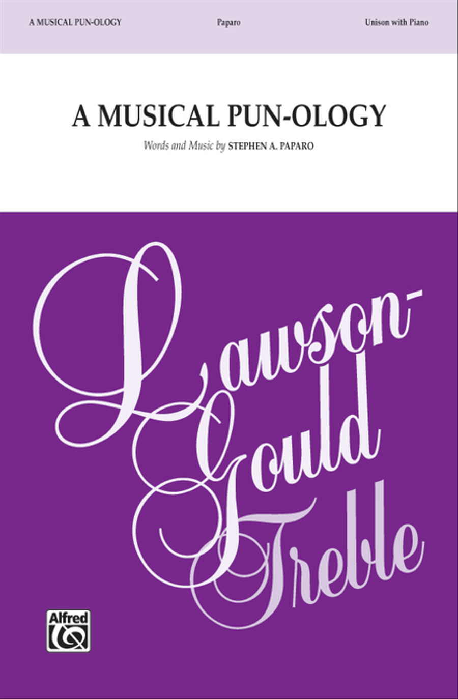 A Musical Pun-ology Unison Choir scores gallery preview page 1