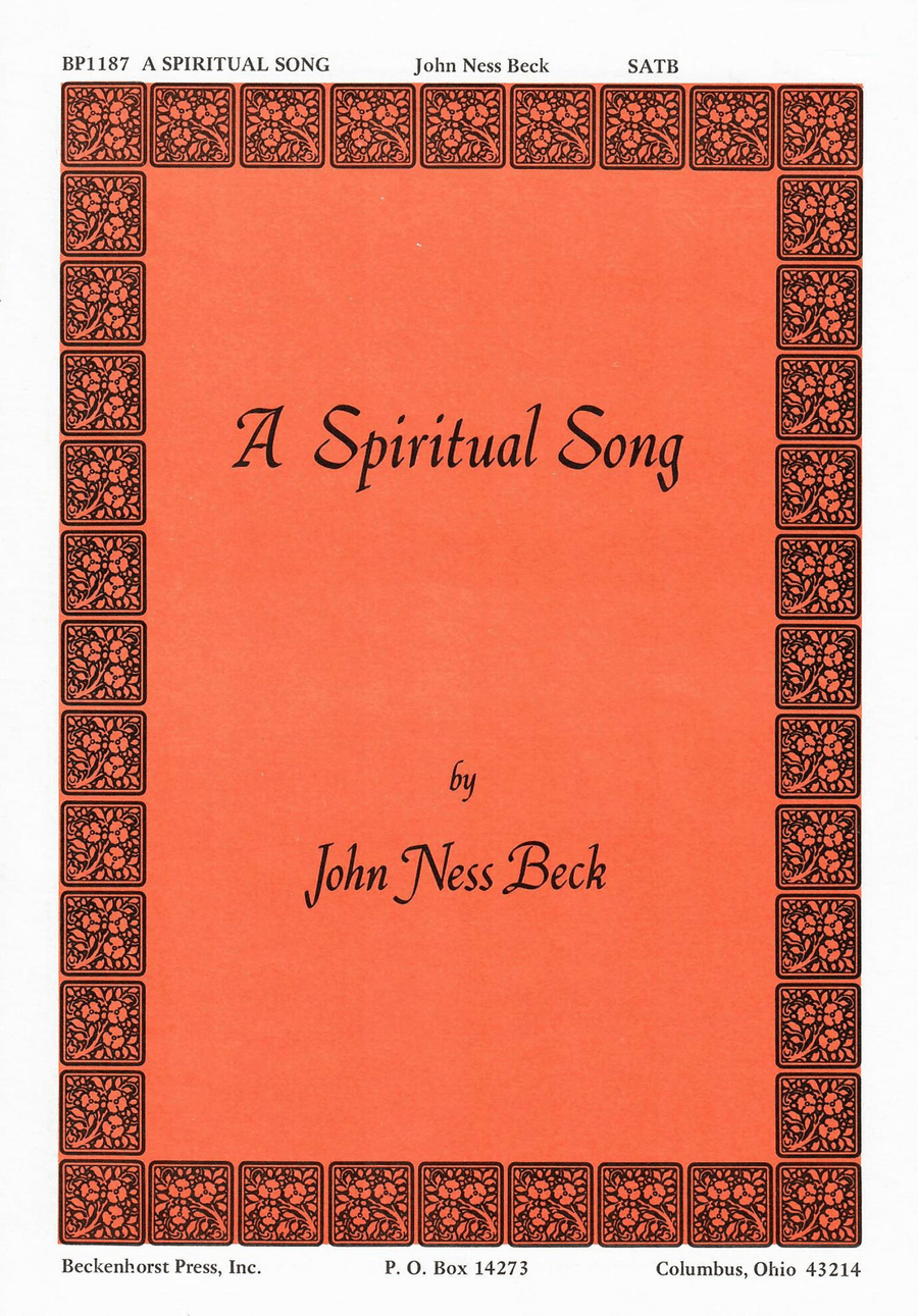 A Spiritual Song 4-Part scores gallery preview page 1