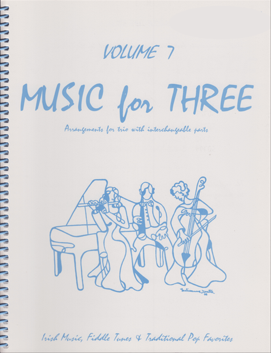Music for Three, Volume 7, Part 1 - Clarinet B-Flat Clarinet scores gallery preview page 1