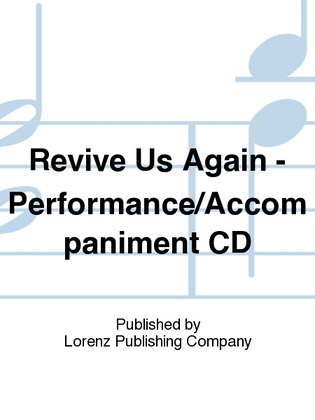 Book cover for Revive Us Again - Performance/Accompaniment CD