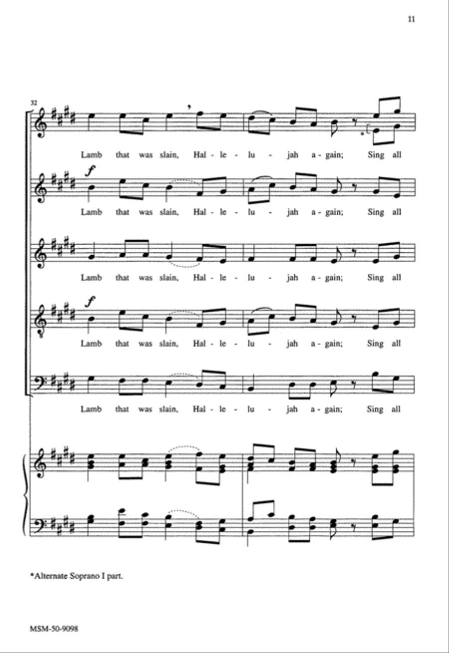 Come Away to the Skies SSATB scores gallery preview page 11
