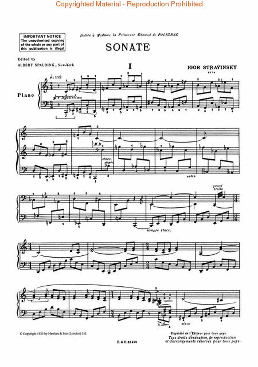 Sonata for the Piano