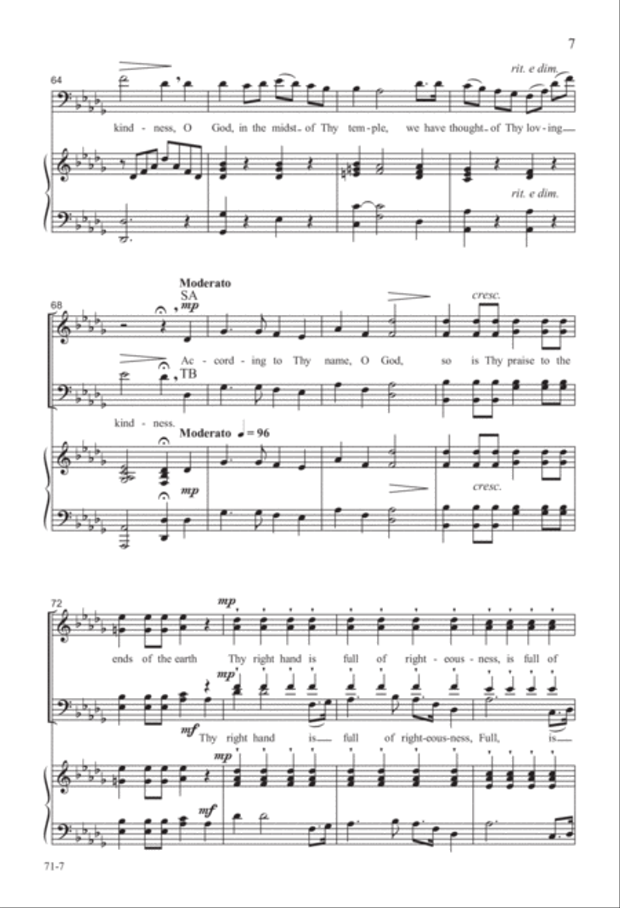 Let Mount Zion Rejoice Let Mount Zion Rejoice 4-Part scores gallery preview page 8