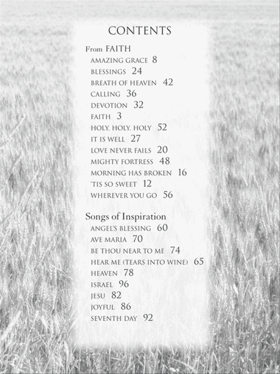 Jim Brickman -- Faith and Songs of Inspiration Piano, Vocal, Guitar scores gallery preview page 2