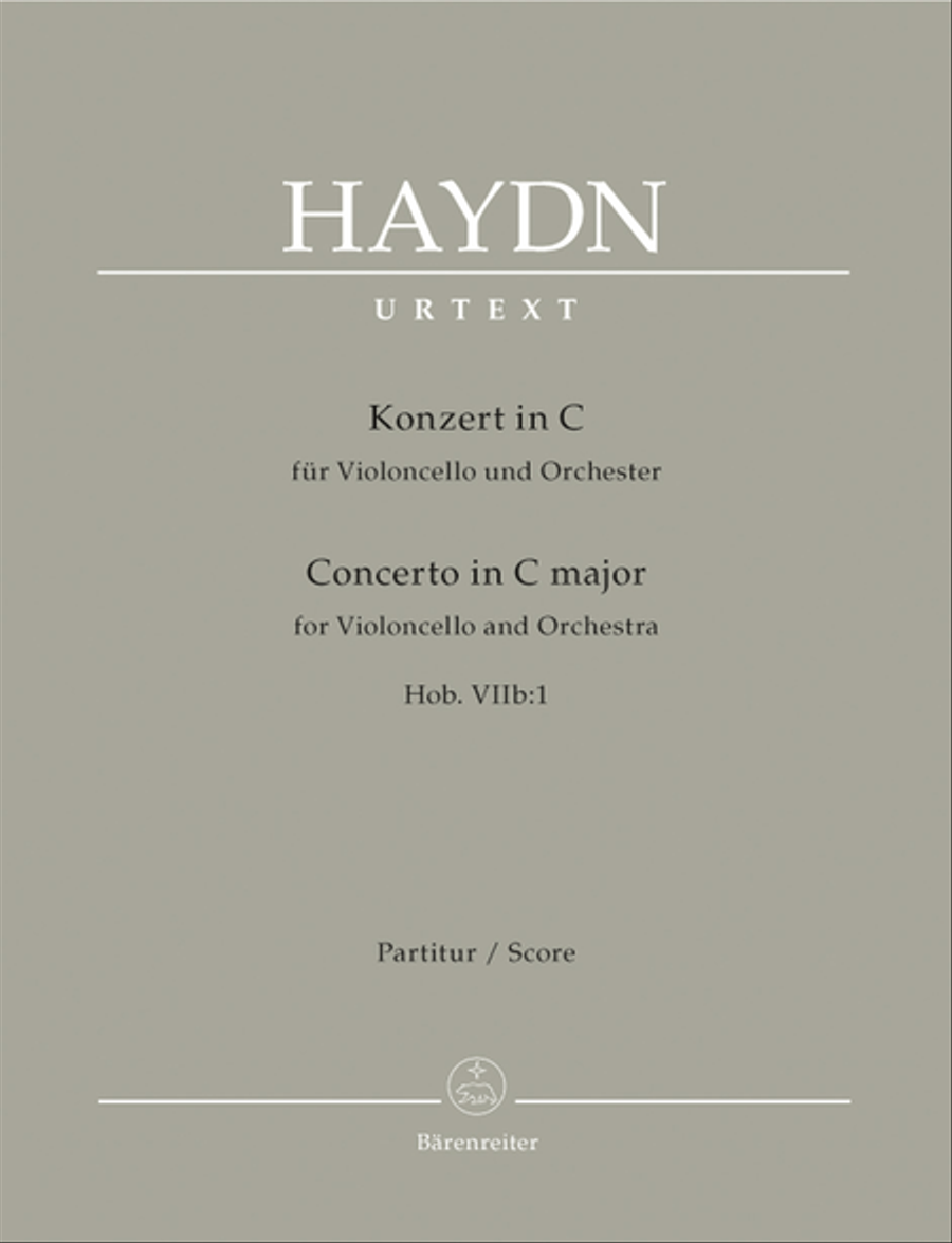 Concerto for Violoncello and Orchestra C major Hob. VIIb:1 Orchestra scores gallery preview page 1