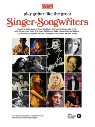 Book cover for Play Guitar like the Great Singer-Songwriters