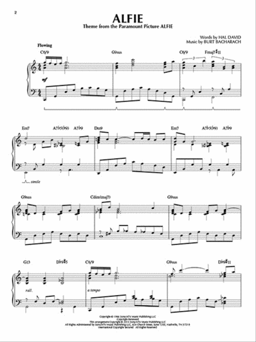 Silver Screen Jazz Silver Screen Jazz Piano Solo scores gallery preview page 3