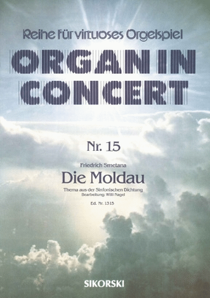 Die Moldau -thema Aus Der Sinfonischen Dichtung. Fur Elektronische Orgel-