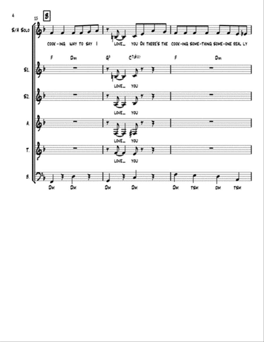 There Are Many Ways (to Say I Love You) Divisi scores gallery preview page 4