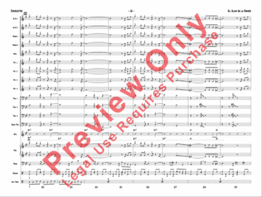 El Alma de la Banda Jazz Ensemble scores gallery preview page 19