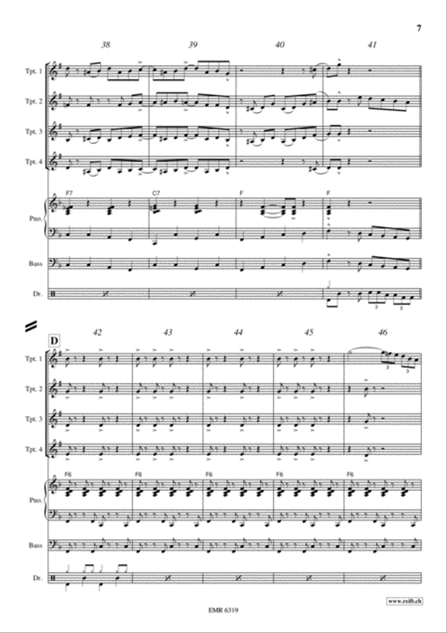St. Louis Blues Trumpet scores gallery preview page 7