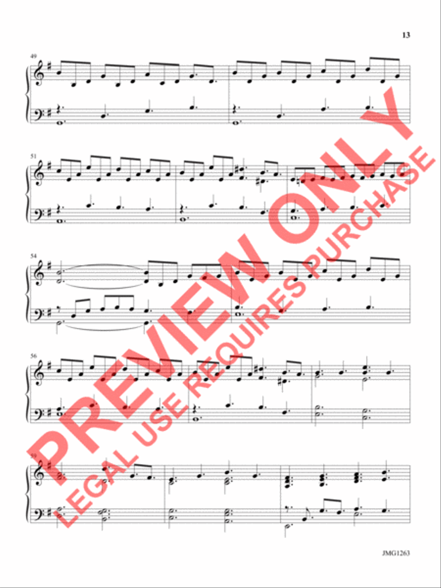 A Peaceful Noel Piano Solo scores gallery preview page 11